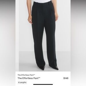 Aritizia Black Effortless Pant 2S